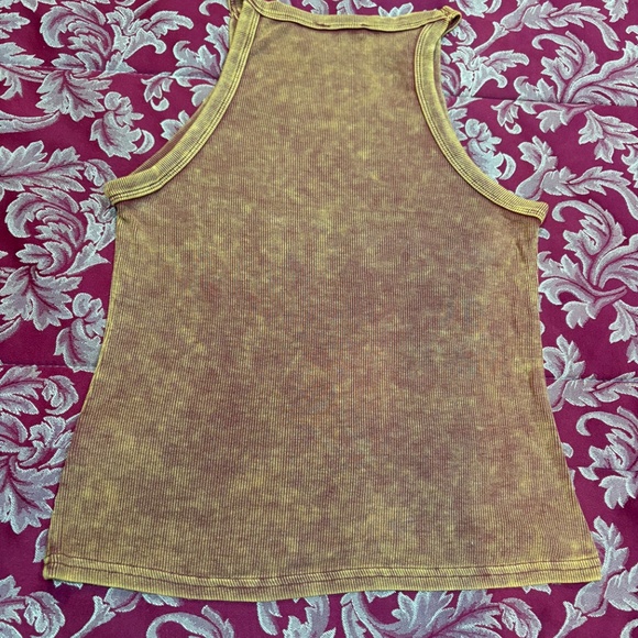 la miel Brownish Orange Tank Top Women's S - Picture 3 of 4